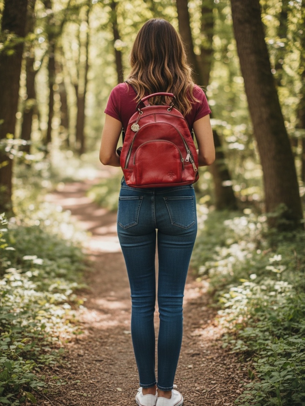 Patricia Nash 10 Year Anniversary Edition Red Leather Backpack